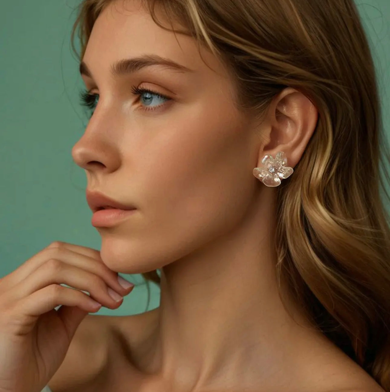 Chic Boho Flower Stud Earrings