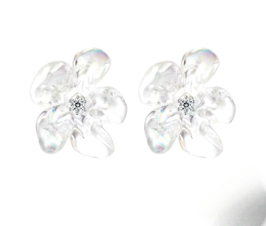 Chic Boho Flower Stud Earrings