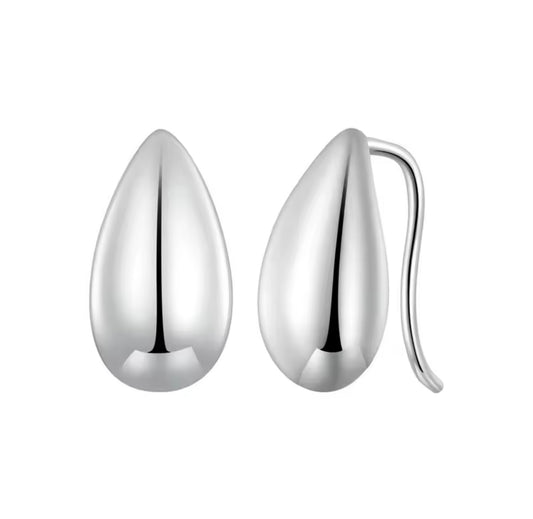 Authentic Sterling Silver Teardrop Earrings